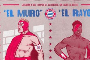 Bayern Munich: Calentó el Der Klassiker ante el Dortmund con cartel de lucha libre