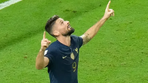 Francia: Olivier Giroud igualó a Thierry Henry como el goleador de la Selección
