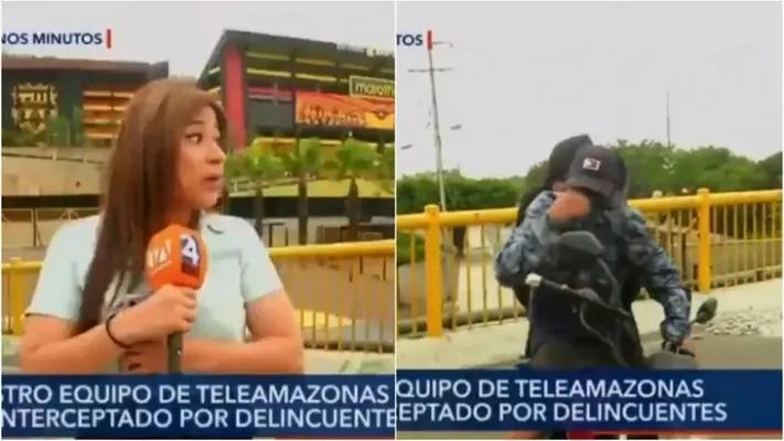 Copa Libertadores: Reportera sufrió intento de asalto en plena transmisión en vivo