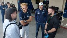GP de México: Dominik Mysterio y Finn Balor conocieron a Alex Albon y Nicholas Latifi de Williams