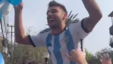 Qatar 2022: Eduardo Salvio de Pumas se unió a los festejos por la gloria de Argentina