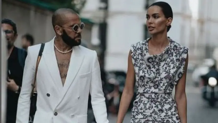 Dani Alves con Joana Sanz | INSTAGRAM @danialves
