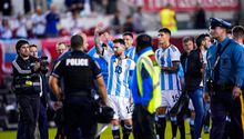 Así fue cómo un espontáneo se coló al partido de Argentina en búsqueda de Messi