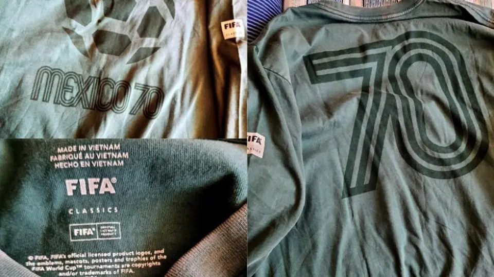 FIFA lanzó colección de sudaderas y playeras de Mundiales pasados