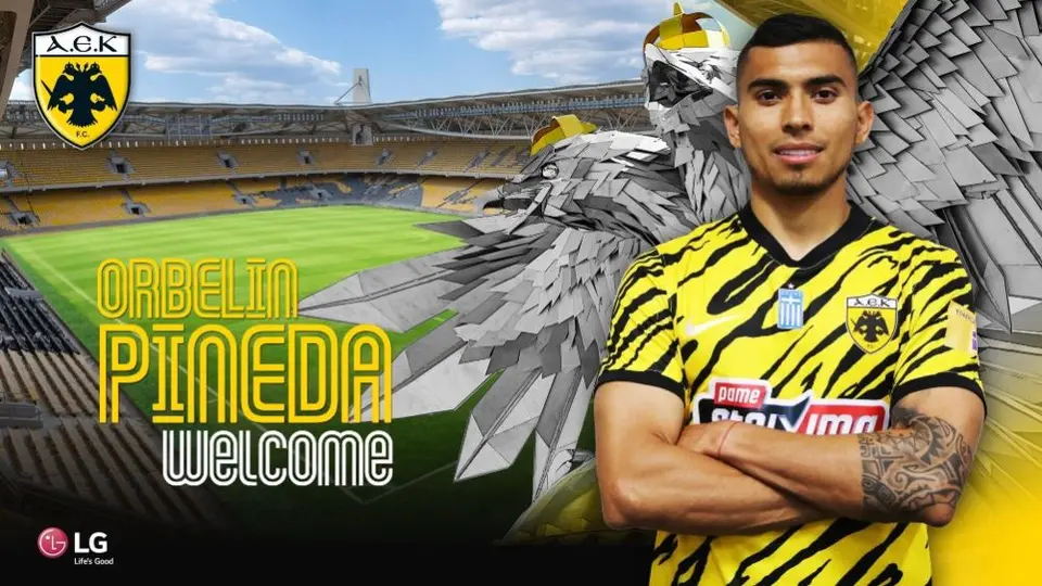 Orbelín Pineda: Nuevo jugador del AEK Atenas de Grecia por una temporada