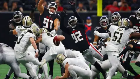 NFL: Por tan solo un punto, los Saints superaron a los Falcons en cardiaco duelo