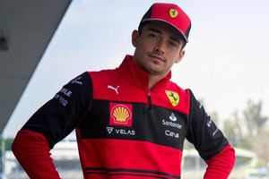 GP de México: Charles Leclerc, inmortalizado con un cartón de cervezas en 'mural' en Veracruz