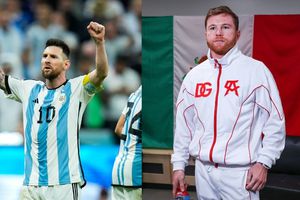 Periodista argentino le 'restriega' jugadón de Messi a Canelo Álvarez y nace el round 2