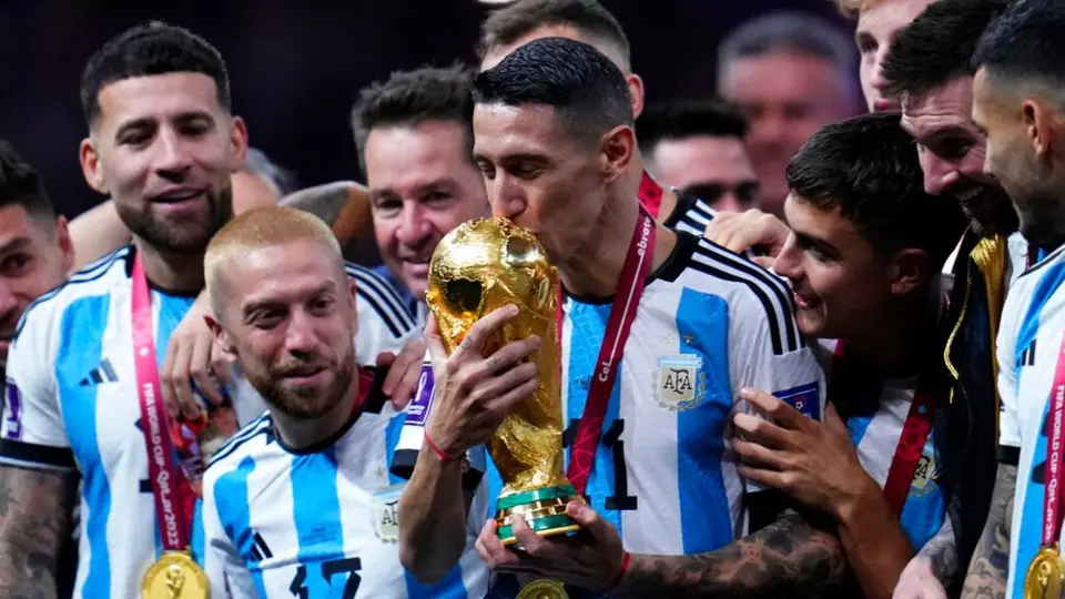 Amuleto de Buena Suerte: Siempre que Ángel Di María marca en Finales, Argentina gana