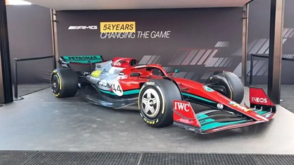 Fórmula 1: Mercedes utilizará un monoplaza rojo durante el GP de Bélgica