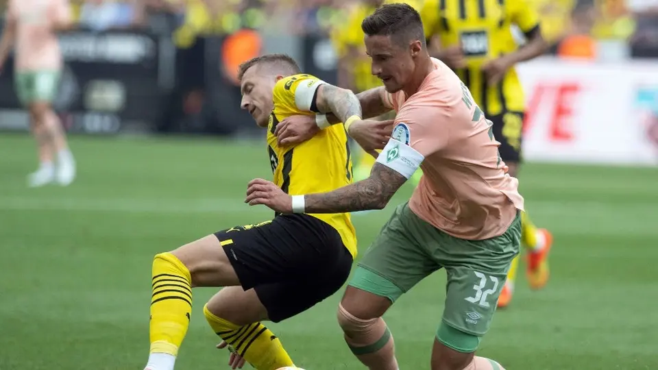 Bundesliga: Werden Bremen remontó en cinco minutos agónicos al Borussia Dortmund