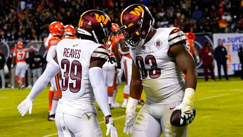 NFL: Commanders derrotó a Bears en un apretado partido