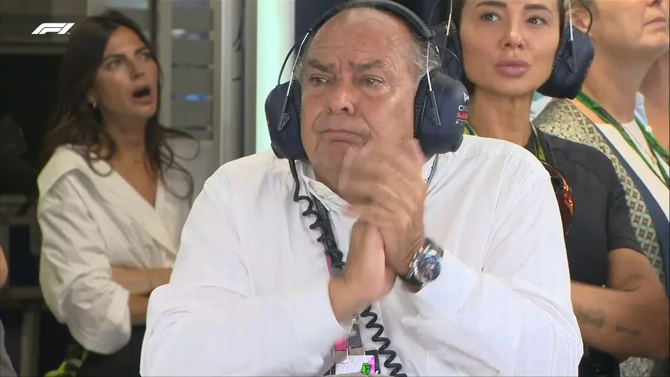GP de Italia: Papá de Checo Pérez se llevó los reflectores al apoyar a su hijo