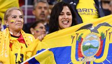 Fanáticos de Ecuador reviven polémica en Qatar: "¿Cuándo juega Chile?"