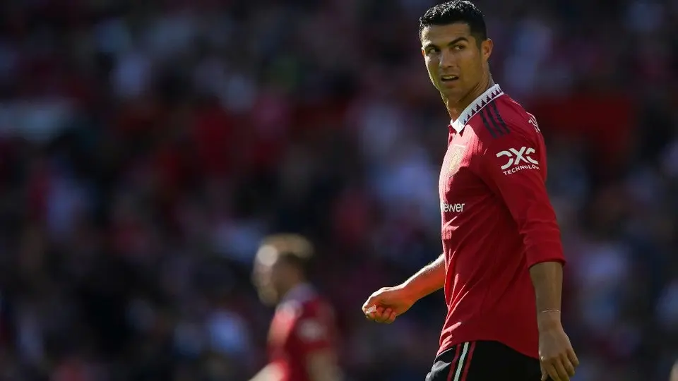 Cristiano Ronaldo abandonó el Old Trafford al medio tiempo en el amistoso ante Rayo Vallecano