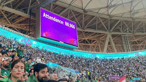 Argentina vs México: Rompió récord de asistencia en Qatar 2022