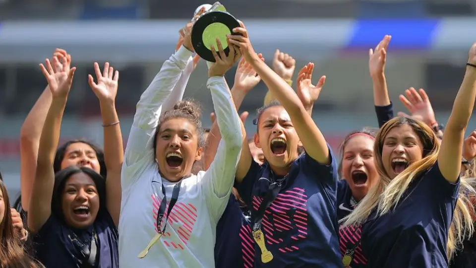 Pumas Femenil, Campeón de la categoría Sub 18 al doblegar al América