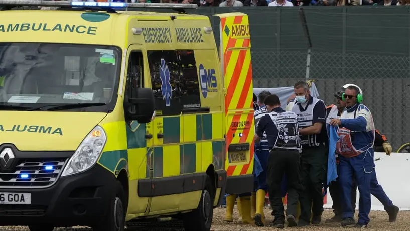 Guanyu Zhou tras su accidente en el GP de Gran Bretaña: "Estoy bien"