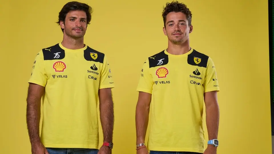 F1: Ferrari utilizará uniforme amarillo en honor a Enzo por los 75 años de su historia