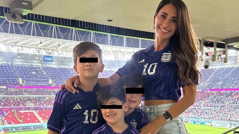 Lionel Messi: Antonela regaña a Mateo en pleno duelo entre Argentina vs Australia en Qatar 2022