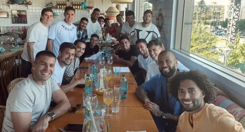 Pumas: Jugadores y cuerpo técnico turistearon en Barcelona previo al Joan Gamper