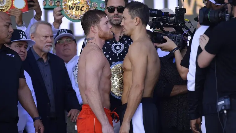 Canelo vs GGG: Álvarez y Golovkin vencieron a la báscula en la ceremonia de pesaje