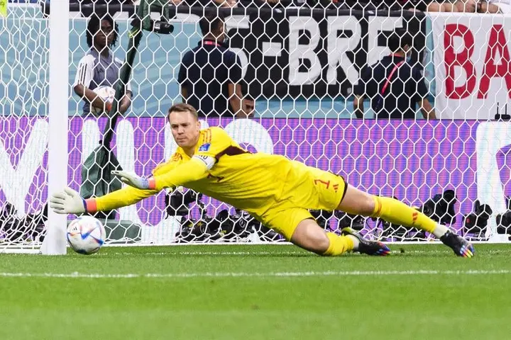 Manuel Neuer en Qatar 2022 con Alemania | AFP