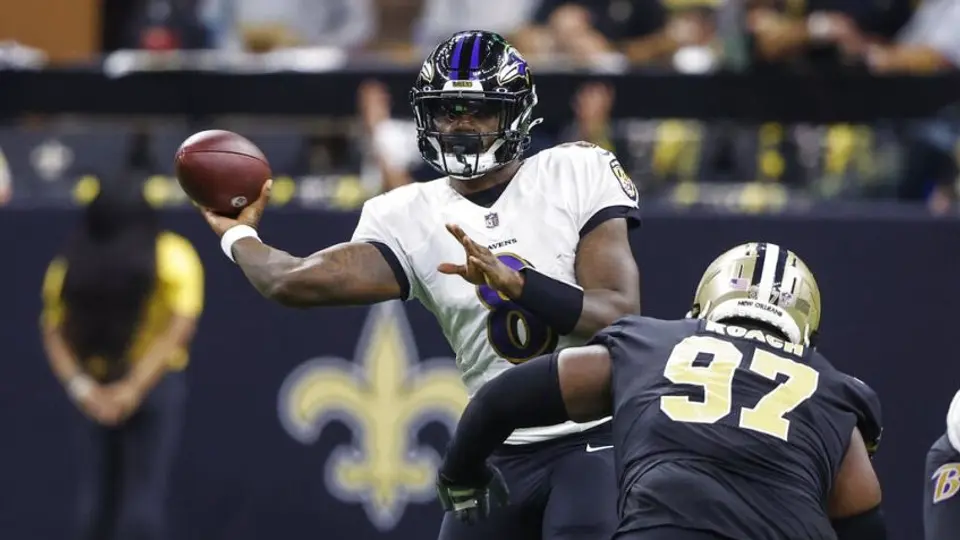 NFL: Drake y Houston llevaron a Ravens a triunfo sobre Saints en el MNF