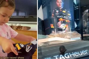 Checo Pérez: Micaela, la niña que ha mostrado su amor por él y por Verstappen