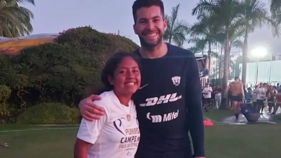 Mayte Sánchez, campeona de Pumas Femenil Sub-18, conoció a los universitarios en Acapulco