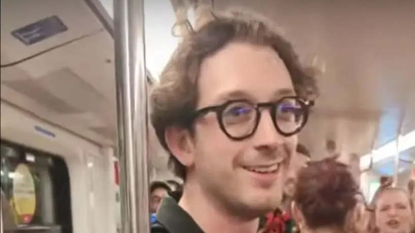 Video: Aficionado del Inter se equivocó de tren y viajó con los del Milan