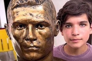 Cristiano Ronaldo: Niño de 13 años creó escultura de plastilina del astro portugués