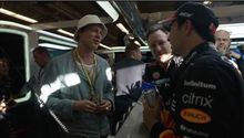 Fórmula 1: La emoción de Brat Pitt al conocer a Checo Pérez