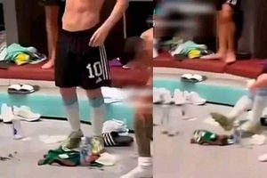 Qatar 2022: ¿Lionel Messi pateó y pisó la playera de México?