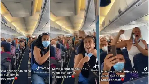 Argentina: Piloto 'narró' victoria de la Albiceleste sobre Francia durante vuelo