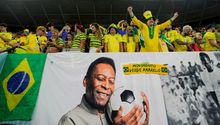 Qatar 2022: Aficionados de Brasil mandan mensaje de apoyo a Pelé