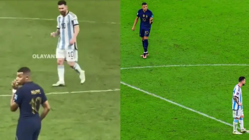 Argentina vs Francia: Messi le 'canta' gol a Mbappé y éste se desquita después