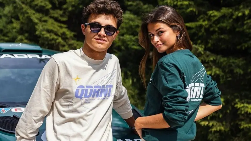 F1: Lando Norris anunció haber terminado con su novia Luisinha Oliveira