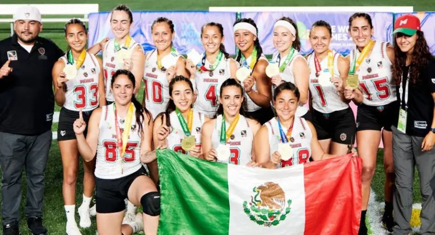 Jugadoras de flag football tras conseguir el oro: 'México es el mejor equipo del mundo'