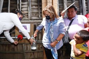 Lorena Cuéllar: La gobernadora impulsó la captación de agua de lluvia