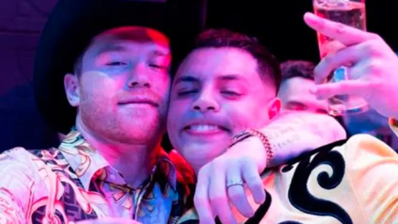 Eduin Caz advirtió a Canelo Álvarez al reaparecer juntos tras 'bronca': 'A la otra córreme bien, ALV'