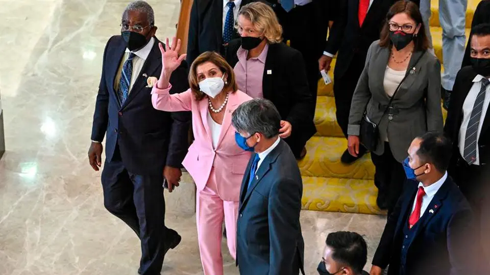 Nancy Pelosi arribó a Taiwán pese amenazas de China