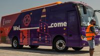 Qatar 2022: Pusieron a prueba flotilla de autobuses para el Mundial
