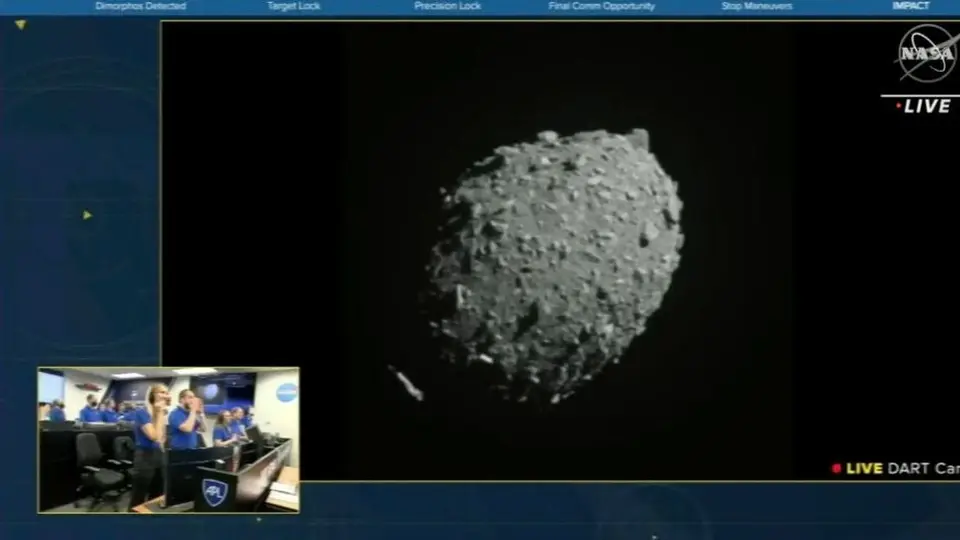 NASA: Nave impactó asteroide del tamaño de un estadio de futbol