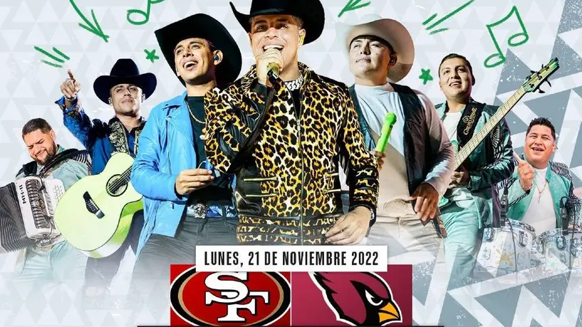 NFL: Grupo Firme tendrá show de medio tiempo en el Estadio Azteca en Cardinals vs 49ers