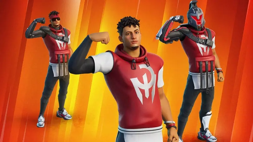 Fortnite: Patrick Mahomes se convirtió en el primer jugador de la NFL en el videojuego