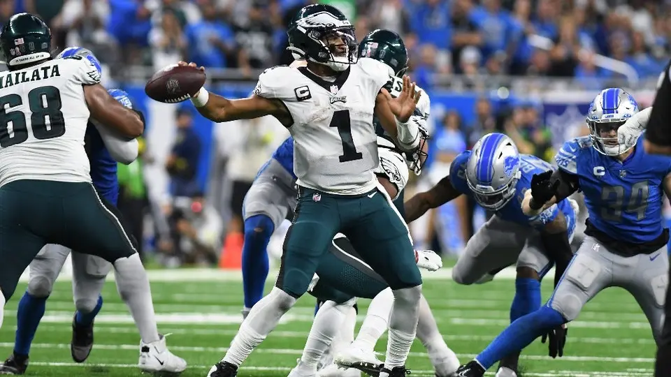 NFL: Con Jalen Hurts imparable, los Eagles explotaron ante los Lions