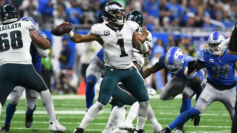 NFL: Con Jalen Hurts imparable, los Eagles explotaron ante los Lions