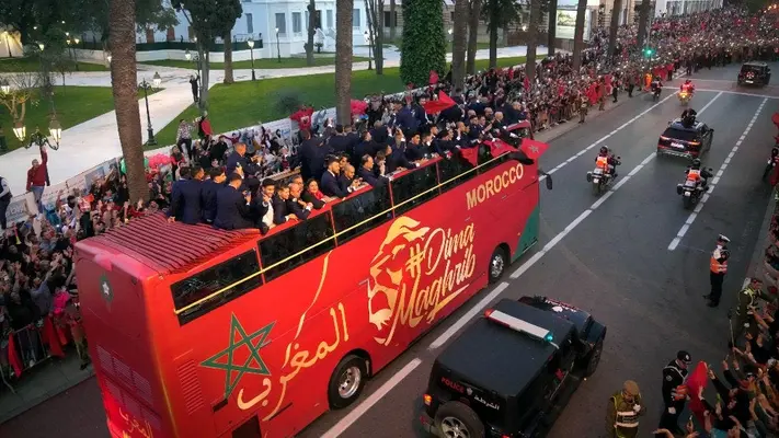 Marruecos: Selección fue recibida en su país tras participación histórica