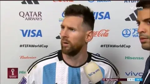 Argentina: ¿A quién le dijo Messi, durante una entrevista?: '¿Qué miras bobo?'